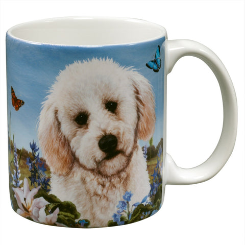 Labradoodle Garden Party Fun Mug