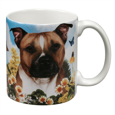 Pit Bull Garden Party Fun Mug