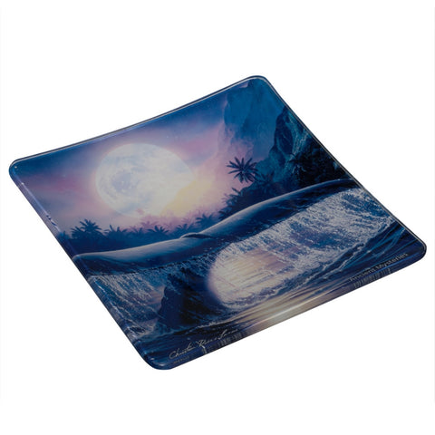 Whale Breaching In Moonlight Decorative Plate