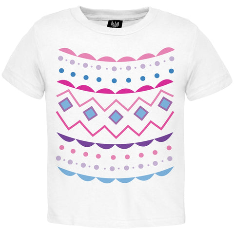 Easter Egg Pink Zig Zag Costume Toddler T-Shirt