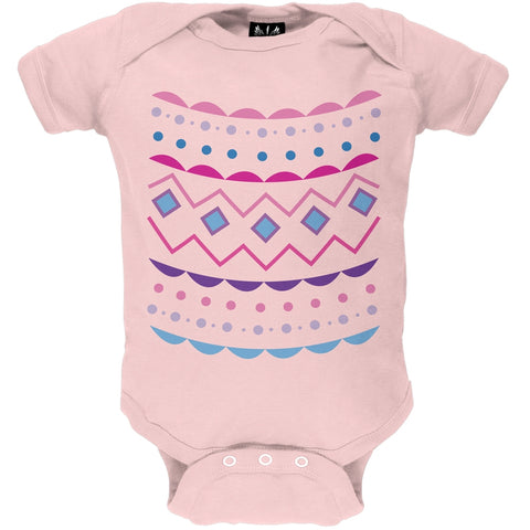 Easter Egg Pink Zig Zag Costume Baby One Piece