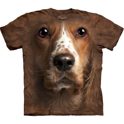 Welsh Springer Spaniel Face Kids T-Shirt