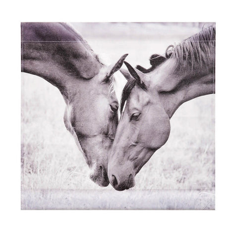 Canoodling Horses Canvas Tapestry