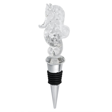 Glass Seahorse Bottlestopper
