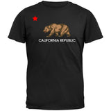 California Republic Bear Black T-Shirt