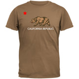 California Republic Bear Black T-Shirt