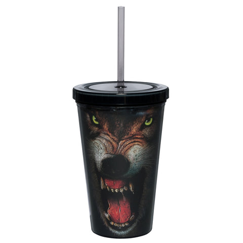Wolf Growling Tumbler