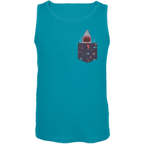 Faux Pocket Shark Tank Top