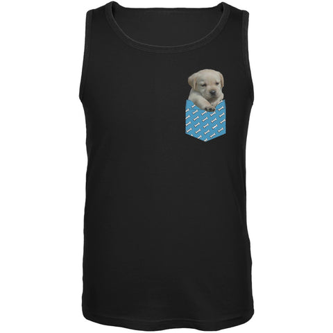 Faux Pocket Gold Retriever Tank Top