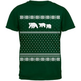 Polar Bears Ugly Christmas Sweater Red Youth T-Shirt