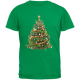 Cats In Christmas Tree Black Youth T-Shirt