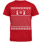 Saint Bernard Ugly Christmas Sweater Green T-Shirt