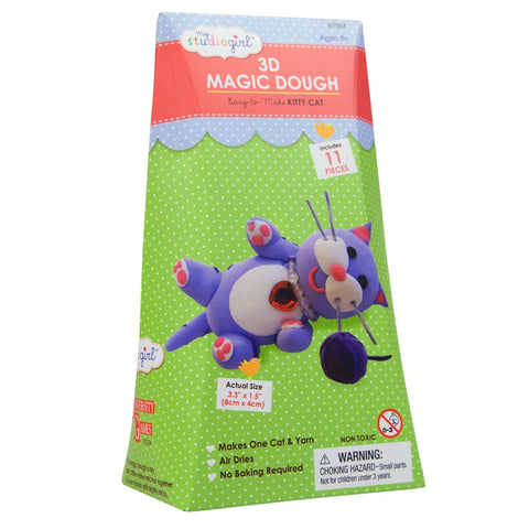 Kitty Cat 3D Magic Dough Modeling Kit