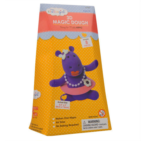 Hippo 3D Magic Dough Modeling Kit