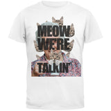 Meow We're Talkin' Blue Adult T-Shirt