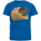 Taco Pug Blue Youth T-Shirt