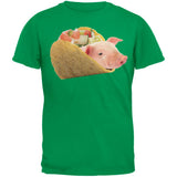 Taco Pig Green Youth T-Shirt