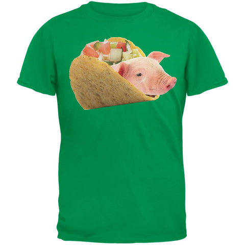 Taco Pig Green Youth T-Shirt