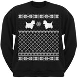 Yorkshire Terrier Red Adult Ugly Christmas Sweater Crew Neck Sweatshirt