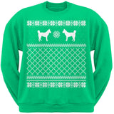 Siberian Husky Red Adult Ugly Christmas Sweater Crew Neck Sweatshirt