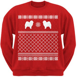 Chow Chow Black Adult Ugly Christmas Sweater Crew Neck Sweatshirt