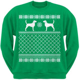 Foxhound Black Adult Ugly Christmas Sweater Crew Neck Sweatshirt