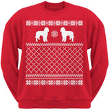 Goldendoodle Black Adult Ugly Christmas Sweater Crew Neck Sweatshirt