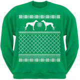 Greyhound Black Adult Ugly Christmas Sweater Crew Neck Sweatshirt