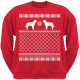 Labradoodle Black Adult Ugly Christmas Sweater Crew Neck Sweatshirt