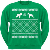 Schnauzer Black Adult Ugly Christmas Sweater Crew Neck Sweatshirt