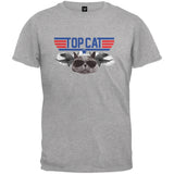 Top Cat Black Adult  T-Shirt