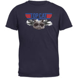 Top Cat Black Adult  T-Shirt