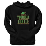 Always Be Yourself Turtle Black Adult Crew Neck Sweatshirt