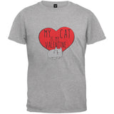 Valentine's Day - My Cat Is My Valentine Black Youth T-Shirt