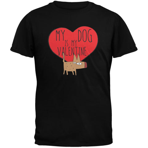 Valentine's Day - My Dog Is My Valentine Black Youth T-Shirt