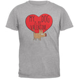 Valentine's Day - My Dog Is My Valentine Black Youth T-Shirt