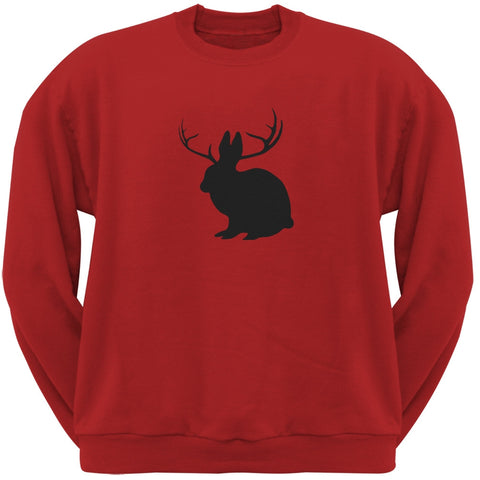 Jackalope Red Adult Pullover Hoodie