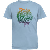 Splatter Tiger Yellow Adult T-Shirt