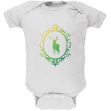 Deer Silhouette Black Soft Baby One Piece