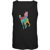 Splatter Horse Red Adult Tank Top