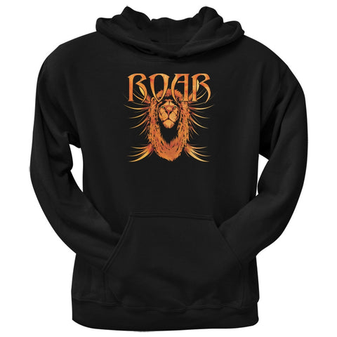 Lion Roar Black Adult Hoodie