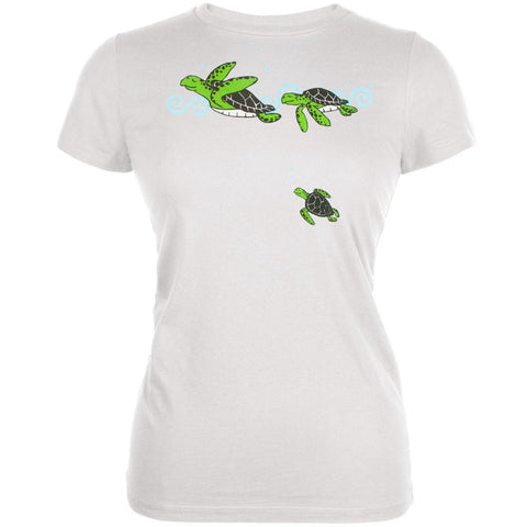 Sea Turtles Swimming Womens T-Shirt