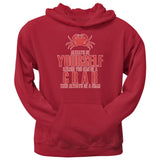 Always Be Yourself Crab Black Adult Hoodie