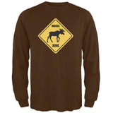 Moose XING Black Adult Long Sleeve T-Shirt