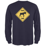 Moose XING Black Adult Long Sleeve T-Shirt