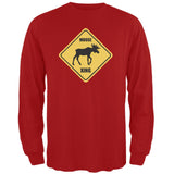 Moose XING Black Adult Long Sleeve T-Shirt