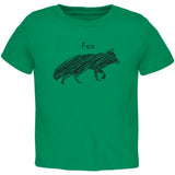 Fox Scribble Drawing Orange Toddler T-Shirt