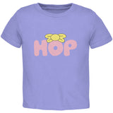 Easter - Hop Girls Bow Tie Black Toddler T-Shirt