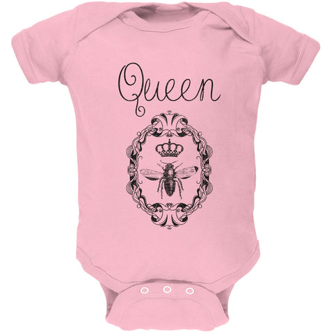 Queen Bee Light Pink Soft Baby One Piece