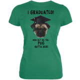 Graduation - Get The Pug Out Grad Cream Juniors Soft T-Shirt